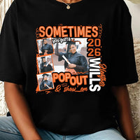 Custom Senior 26 Pop Out and Show 'Em Shirt, Personalized Photo Class of 2026 Graduation Shirt