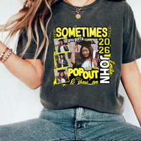 Custom Senior 26 Pop Out and Show 'Em Shirt, Personalized Photo Class of 2026 Graduation Shirt