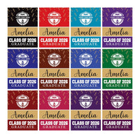 Personalized Graduation Senior Yard Sign 2026, Senior Grad Sign, Class of 2026, Custom Graduation 2026 Yard Sign with Metal H-Stake