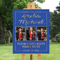 Personalized Graduation Welcome Sign, Custom Class of 2026 Party Sign with Photo, Graduation 2026 Decor, Congrats Grad Sign, Senior 26 Party