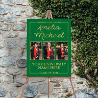 Personalized Graduation Welcome Sign, Custom Class of 2026 Party Sign with Photo, Graduation 2026 Decor, Congrats Grad Sign, Senior 26 Party