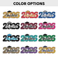Personalized 2026 Graduation Sign, PVC Custom Name Senior Graduation Party Prop Sign, High School College University School Graduation Gift