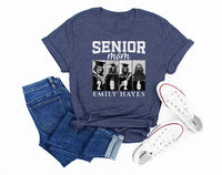 Senior 2026 Mom and Dad Shirt, Custom Face Matching Family Graduation T-Shirt