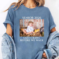 Last Crawl Before We Walk Grad Shirt, Custom Senior Graduation 2026T-Shirt