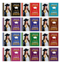 Personalized Graduation Yard Sign 2026 with Photo, 2026 Senior Grad Sign, Class of 2026, Custom Graduation 2026 Yard Sign with Metal H-Stake