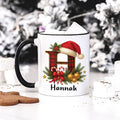 Personalized Christmas Mug, Custom Holiday Coffee Cup, Secret Santa Gift, Festive Xmas Decor, Stocking Stuffer Idea, Custom Name Mug