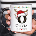 Personalized Christmas Mug, Custom Holiday Coffee Cup, Secret Santa Gift, Festive Xmas Decor, Stocking Stuffer Idea, Custom Name Mug