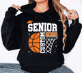 Custom Senior Night Basketball Family 2025 Hoodie, Class of 2025 Graduate Shirt, Senior Graduation Hoodie