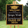 Personalized Graduation Welcome Sign, Custom Class of 2026 Party Sign, Graduation 2026 Decor, Congrats Grad Sign, Senior 2026 Party Display