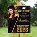 Personalized Graduation Welcome Sign, Custom Class of 2026 Party Sign with Photo, Graduation 2026 Decor, Congrats Grad Sign, Senior 26 Party