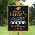 Personalized Graduation 2026 Welcome Sign, Custom Doctor of Pharmacy Class of 2026, PharmD Graduate Party Decor, Congrats Pharmacy Grad Sign