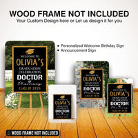 Personalized Graduation 2026 Welcome Sign, Custom Doctor of Pharmacy Class of 2026, PharmD Graduate Party Decor, Congrats Pharmacy Grad Sign