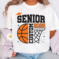 Custom Senior Night Basketball Family 2025 Shirt, Class of 2025 Graduate Shirt, Senior Graduation Tee