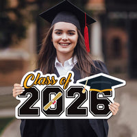 Personalized Class of 2026 Coroplast Sign, Graduate 2026 Cutout, Graduation Parties, Senior Graduation 2026 Sign, Photo Booth Prop