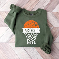 Customizable Basketball Season Sweatshirt, Basketball Tis The Season Shirt, Basketball Mom Sweatshirt
