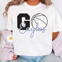 Basketball Lovers Gameday Shirt, Game Day Gifts, Personalized Custom Team Apparel Shirt, Basketball Practice Wear Tee