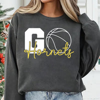 Basketball Lovers Gameday Sweatshirt, Game Day Gifts, Personalized Custom Team Apparel Shirt, Basketball Practice Wear Sweatshirt