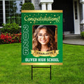 Personalized Graduation Yard Sign 2026 with Photo - Graduation Lawn Sign, Class of 2026, Custom Graduation 2026 Yard Sign with Metal H-Stake
