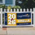 Personalized 2026 Graduation Banner Sign With Name, School Name - 13 Oz Outdoor Class of 2026, Graduation Decoration 2026 Yard Vinyl Banner