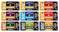 Personalized Graduation Banner 2026 With Photo, High School, College, University, Class of 2026, Graduation Vinyl Banner With Metal Grommets