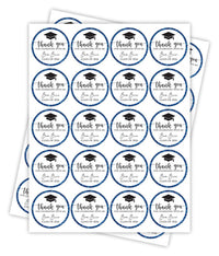 Personalized Graduation 2026 Stickers, Custom Class of 2026 Stickers, 2026 Graduation Labels, Round Graduation Party Favors, Gift Sticker