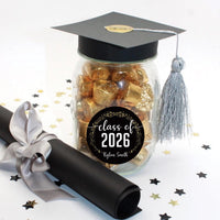 Personalized Graduation 2026 Stickers, Custom Class of 2026 Stickers, 2026 Graduation Labels, Round Graduation Party Favors, Gift Sticker