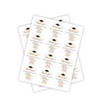 Personalized Graduation 2026 Stickers, Custom Class of 2026 Stickers, 2026 Graduation Labels, Round Graduation Party Favors, Gift Sticker