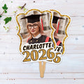 Custom Face Fans With Wooden Handle, Graduation Head, Grad Face Fans, Class of 2026 Head Fans, Graduation Faces on a Stick