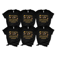 Personalized Class of 2026 Graduate Shirt, Proud Graduate Women V Neck Shirt, Custom Graduate 2026 Shirt, Unisex Graduation Family T-Shirt