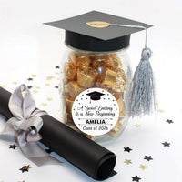 Personalized Graduation 2026 Stickers, Custom Class of 2026 Stickers, 2026 Graduation Labels, Round Graduation Party Favors, Gift Sticker