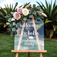 2026 Graduation Party Welcome Sign, Graduation Decor Sign, College Grad Party Display, Class of 2026 Sign, Graduation Gifts, Custom Sign