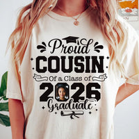 Custom Senior Hoodie, Personalized Graduation Sweatshirt, Class of 2026 Family Graduation Hoodie