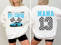 Personalized Pit Crew Shirt, Custom Racing Tee, Family Matching Gift, Race Car Birthday Shirt, Unique Race Day Apparel, Front Back