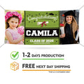 Personalized 2026 Graduation Banner Sign With Photo, Name & School, 13oz Outdoor Class of 2026, Graduation Decoration 2026 Yard Vinyl Banner