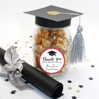 Personalized Graduation 2026 Stickers, Custom Class of 2026 Stickers, 2026 Graduation Labels, Round Graduation Party Favors, Gift Sticker