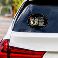 ICE Equals American Gestapo Protest Vinyl Sticker, Resist Hate Decal, Anti-Trump Resistance, Resist Fascism Car Bumper Sticker, 6
