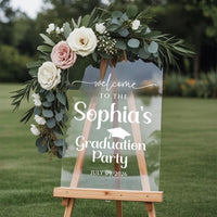 2026 Graduation Party Welcome Sign, Graduation Decor Sign, College Grad Party Display, Class of 2026 Sign, Graduation Gifts, Custom Sign