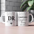 Personalized I Matched Coffee Mug - Custom You Matched Any Text School Graduation Mug, Medical Student Cup, Customizable Match Day 2026 Gift