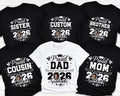 Custom Senior Hoodie, Personalized Graduation Sweatshirt, Class of 2026 Family Graduation Hoodie