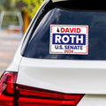 David Roth For Idaho Senate 2026 Vinyl Sticker, Vote David Roth Decal, Anti-Trump, Idaho Senate Elections 2026 Bumper Sticker, 6