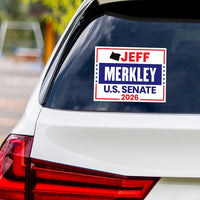 Jeff Merkley For Oregon Senate 2026 Vinyl Sticker, Vote Jeff Merkley Decal, Oregon Senate Elections 2026 Bumper Sticker, 6" x 4.5"