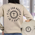 A Lot Can Happen in 3 Days Sweatshirt, Christian Easter Shirt, Jesus Has Risen Sweatshirt, Front Back