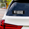 Justice For Renee Good Protest Vinyl Sticker, ICE Equals American Gestapo, Anti-Trump Resistance, Resist Fascism Bumper Sticker, 10