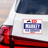 Ed Markey For Massachusetts Senate 2026 Car Magnet - Vote Ed Markey Vehicle Magnet, Massachusetts Senate Elections 2026 Magnet - 6" x 4.5"