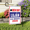 Ben Ray Luján For New Mexico Senate 2026 Garden Flag, Double Sided, 2026 Senate Flag, Elections Flag, Anti-Trump, Race Red White & Blue Flag