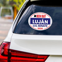 Ben Ray Luján For New Mexico Senate 2026 Vinyl Sticker, Vote Ben Ray Luján Decal, New Mexico Senate Elections 2026 Bumper Sticker, 6" x 4.5"