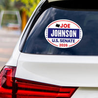 Joe Johnson For Oregon Senate 2026 Vinyl Sticker, Vote Joe Johnson Decal, Oregon Senate Elections 2026 Bumper Sticker, 6" x 4.5"
