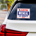 Justin McNeal For South Dakota Senate 2026 Vinyl Sticker, Vote McNeal Decal, South Dakota Senate Elections 2026 Bumper Sticker, 6