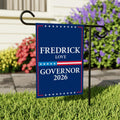 Fredrick Love For Arkansas Governor 2026 Garden Flag, Double Sided, 2026 Governor Flag, Democrate, Elections Flag, Race Red White Blue Flag