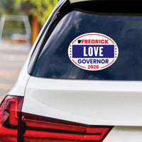 Fredrick Love For Arkansas Governor 2026 Vinyl Sticker, Vote Fredrick Love, Arkansas Governor Elections 2026 Bumper Sticker 6" x 4.5"